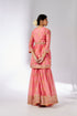 Samiksha Peplum Sharara Set - Pink